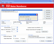 Bates Numbering Program screenshot